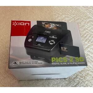 Ion PICS2SD High Resolution 5.1MP Photo, Slide & Film Scanner Picture Digitizer!